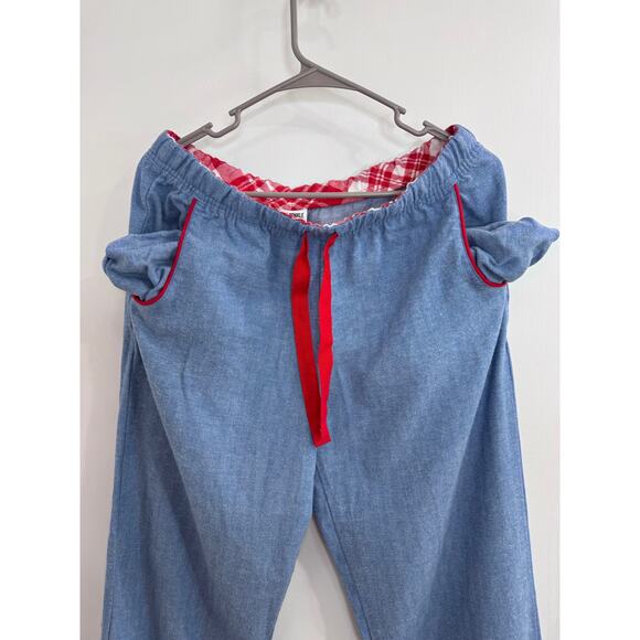 Van Winkel Flannel Pajamas - Blue & Red - Women's M - Picture 6 of 13